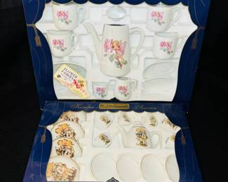 Soooo many miniature tea sets