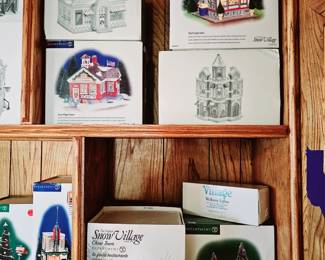 Department of 56 Christmas Village accessories and houses each sold separately