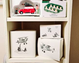 Department of 56 Christmas Village accessories and houses each sold separately