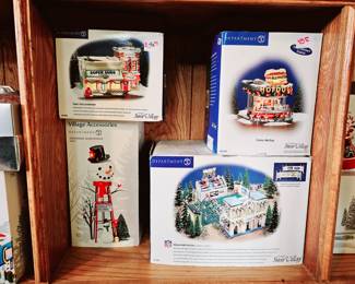 Department of 56 Christmas Village accessories and houses each sold separately