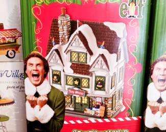 Department 56 Santa's Toy Shop. Elf movie Christmas Village