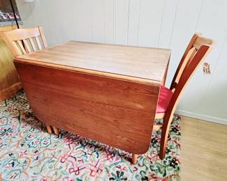 Drop Leaf wooden kitchen table