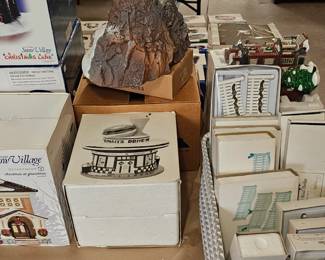 Department of 56 Christmas Village accessories and houses each sold separately