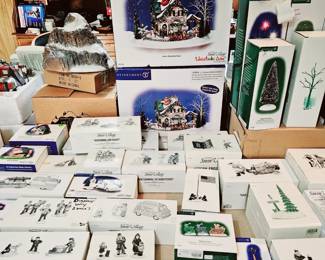 Department of 56 Christmas Village accessories and houses each sold separately