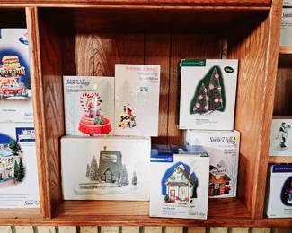 Department of 56 Christmas Village accessories and houses each sold separately