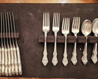 Oneida Sterling silver flatware set