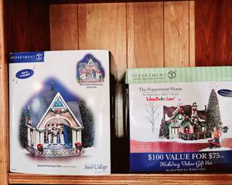 Department of 56 Christmas Village accessories and houses each sold separately