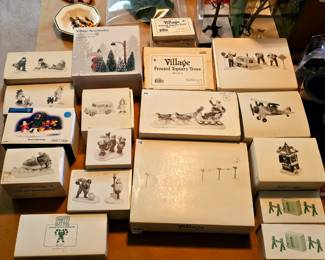Department of 56 Christmas Village accessories and houses each sold separately