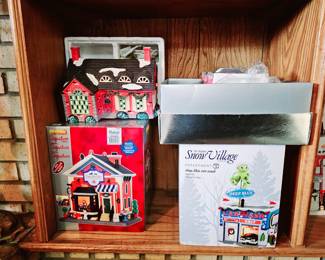 Department of 56 Christmas Village accessories and houses each sold separately