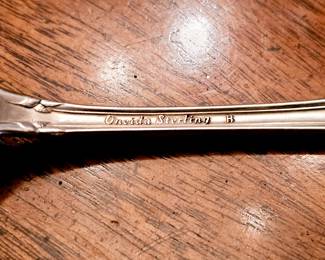 Oneida Sterling silver flatware set