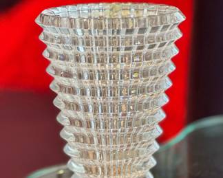 BACCARAT Small Eye Oval Vase