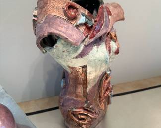 Handmade Female Pottery Bust