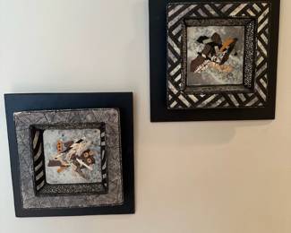Framed Mixed Media Art