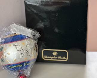 BERKSHIRE HATHAWAY Blown Glass Christmas Ornaments by CHRISTOPHER RADKO