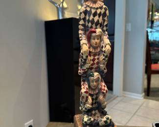 Harlequin Jesters Table Lamp