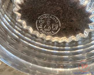 BACCARAT Small Eye Oval Vase