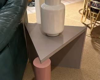 1980's Geometrical Side Table