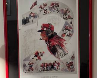 TOM OSBORNED Autographed Framed Print