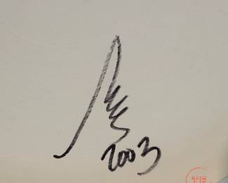 2003 Signed Pottery Wall Art