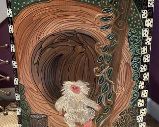 Hand Painted Cart / Stand