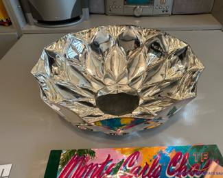 Modernist Silver Bowl by KARIM RASHID for UMBRA