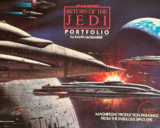 1983 STAR WARS Return of the Jedi Art Portfolio