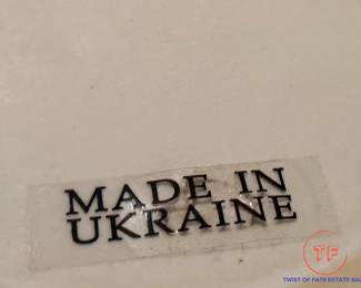 Architectural Ukranian Post Modern Sculpted Ceramic Floor Vases (Paul McCobb Style)