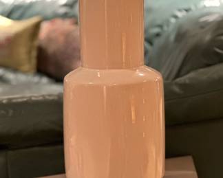 Architectural Ukranian Post Modern Sculpted Ceramic Floor Vases (Paul McCobb Style)