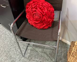 1970's Chrome Tubular Sling Armchair