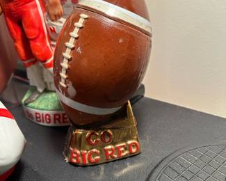 Vintage EZRA BROOKS Go Big Red Decanter