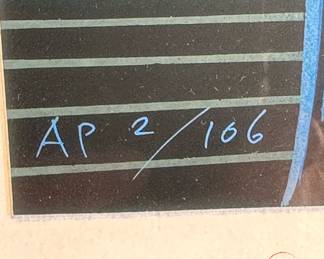 Signed Limited Edition Artist Proof (2/106) Serigraph "Trees Draped in Autumn" by EYVIND EARLE