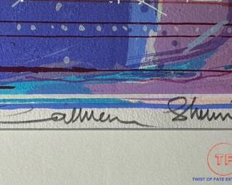 1995 Limited Edition Silk Screen "12 TRIBES" 12/500 by CALMAN SHEMI (Argentina, b. 1939)