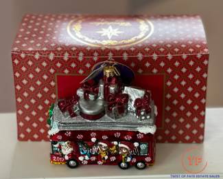 BERKSHIRE HATHAWAY Blown Glass Christmas Ornaments by CHRISTOPHER RADKO