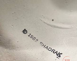 Vintage 1988 SHADRAK Airbrushed Pueblo Pottery Vase