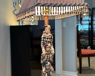 Harlequin Jesters Table Lamp