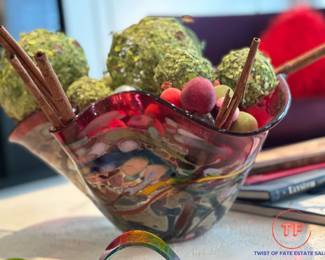 Blown Glass Handkerchief Bowl Vase by JOHN GERLETTI 2003