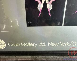 1977 ERTE Framed Gallery Poster