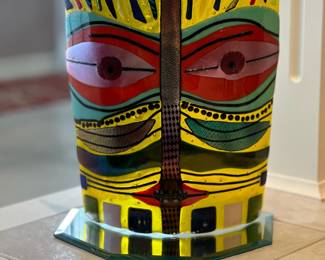 Fused Art Glass Mask