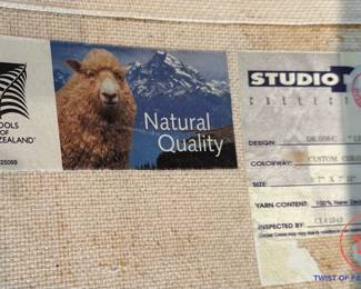 Custom Studio Collections New Zealand Wool Rug