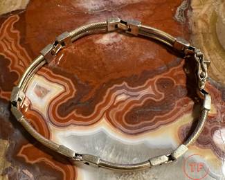 14K GOLD Designer Signed (MGJ OTC) Bracelet