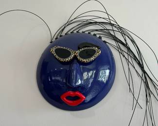 "Plum Foolish" Wall Mask by ANN STERLING
