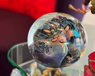 1992 Signed KARG Glass Paper Weight