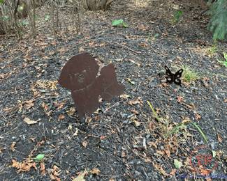 Handmade Metal Yard Art