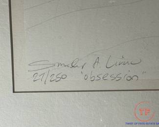 Signed Limited Edition by SMADAR A LIVNE Titled "Obsession"