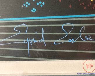 Signed Limited Edition Artist Proof (2/106) Serigraph "Trees Draped in Autumn" by EYVIND EARLE