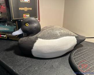 1983 Signed Duck Decoy by HOWARD L MARTIN