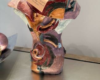 Handmade Female Pottery Bust