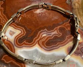 14K GOLD Designer Signed (MGJ OTC) Bracelet