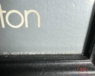 1977 ERTE Framed Gallery Poster