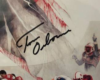 TOM OSBORNED Autographed Framed Print